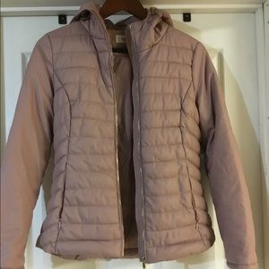Fitted Muave Puffer Coat